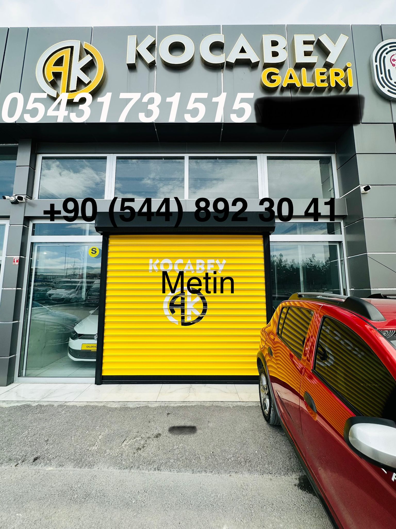 BURDUR ARSLANBEY EMLAKTAN SATILIK OTO GALERİ DÜKKANI